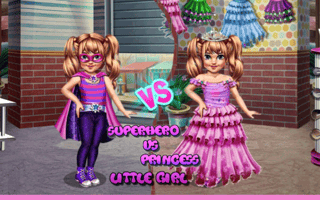 Little Girl Superhero Vs Princess game cover