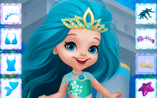 Little Mermaids Dress Up game cover