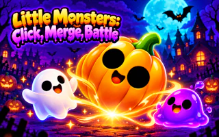Little Monsters. Click-Merge-Battle