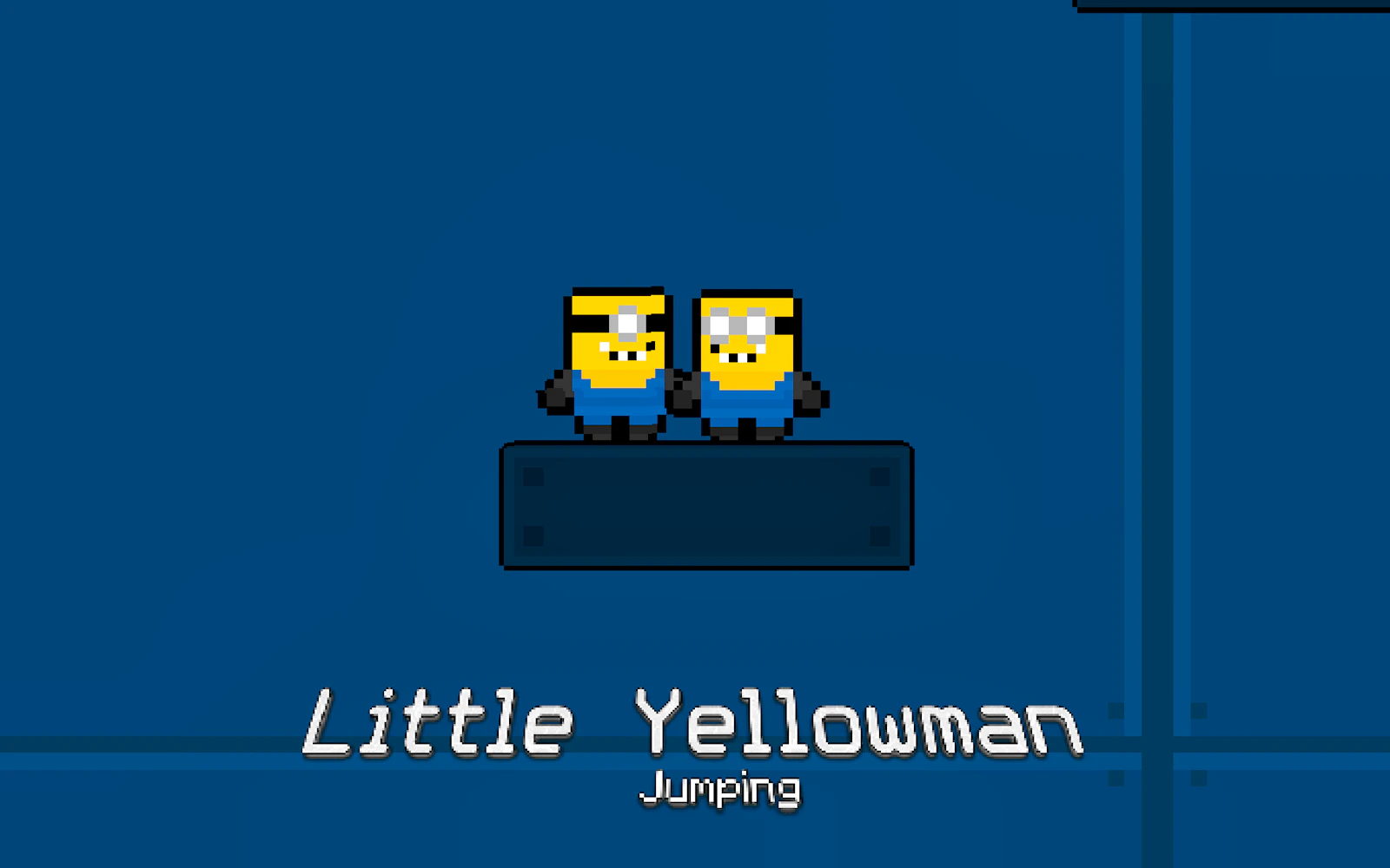 Little Yellowman Jumping — free online two player game on Glaze Games