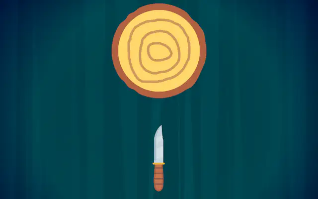 Log and Knife 2D