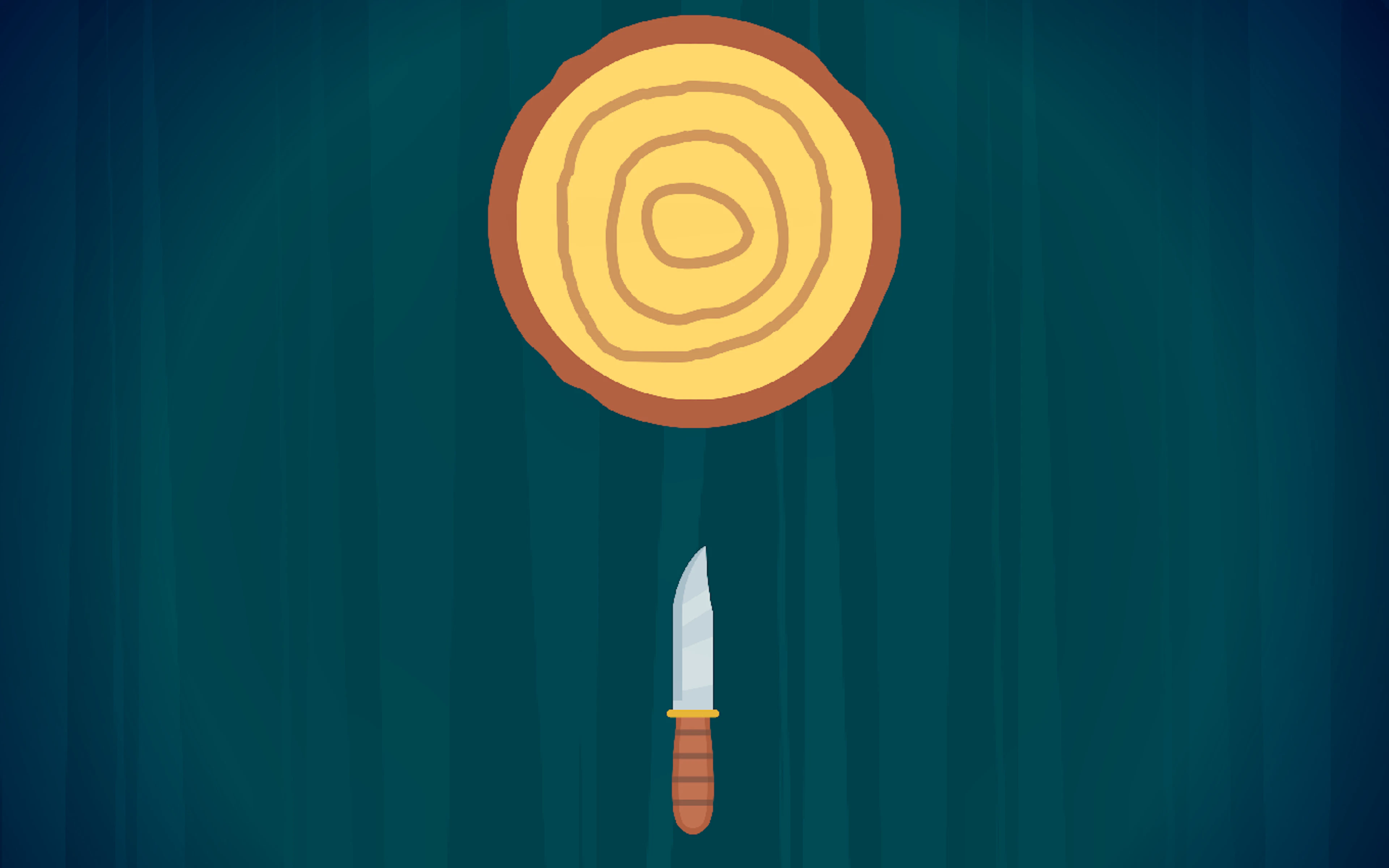 Log and Knife 2D