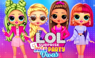 Lol Surprise Insta Party Divas game cover