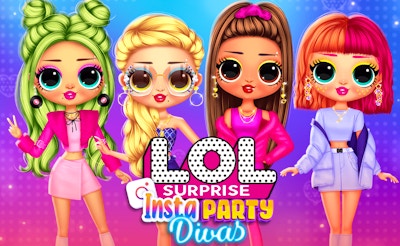 LOL Surprise Insta Party Divas game