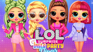 Lol Surprise Insta Party Divas game cover