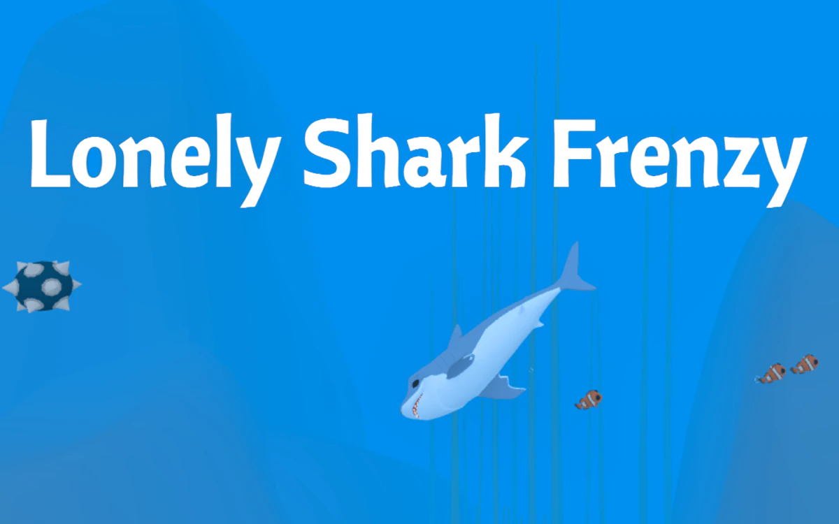 Play Lonely Shark Frenzy — free online Sharks game