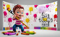 Love Coloring Book for Kids