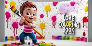 Love Coloring Book for Kids thumbnail