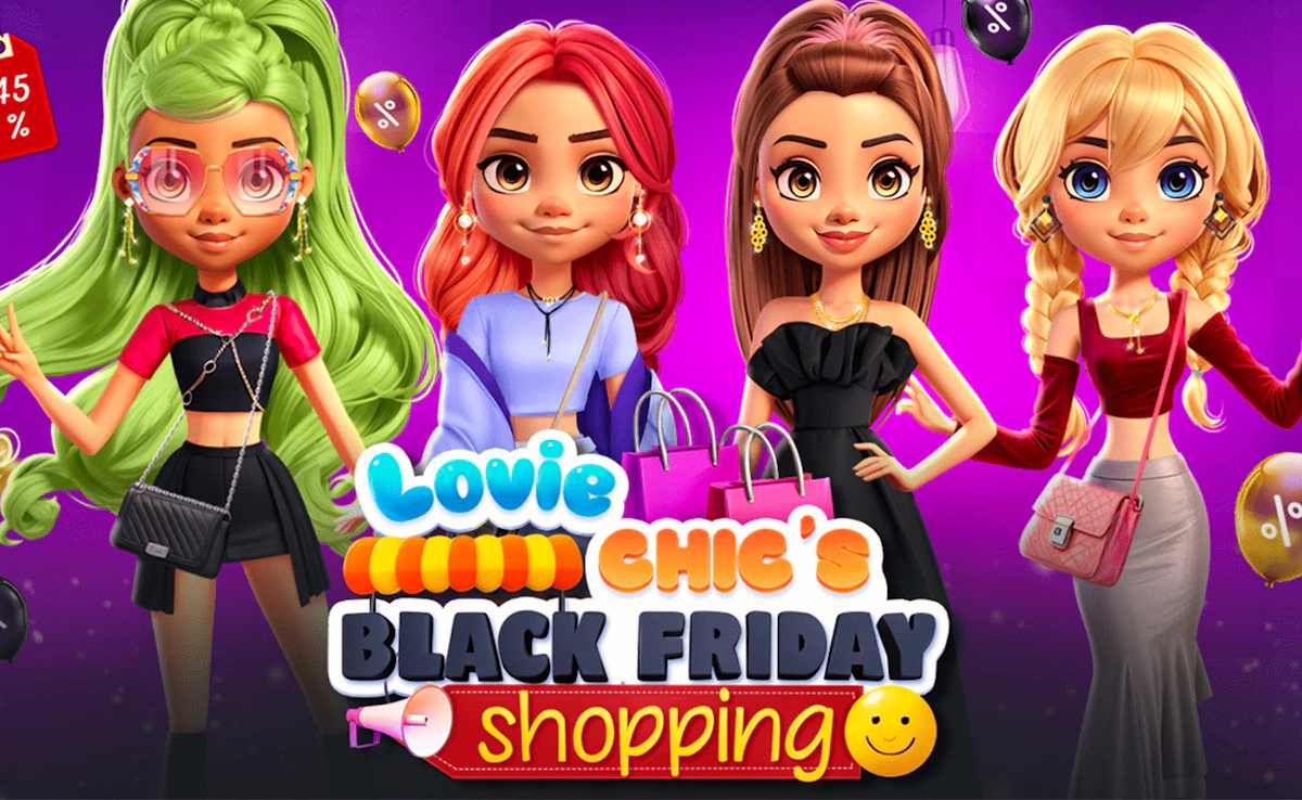 Play Lovie Chics Black Friday Shopping — free online Kids game