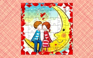 Loving Couple Jigsaw game cover