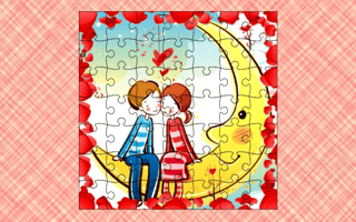 Loving Couple Jigsaw game cover