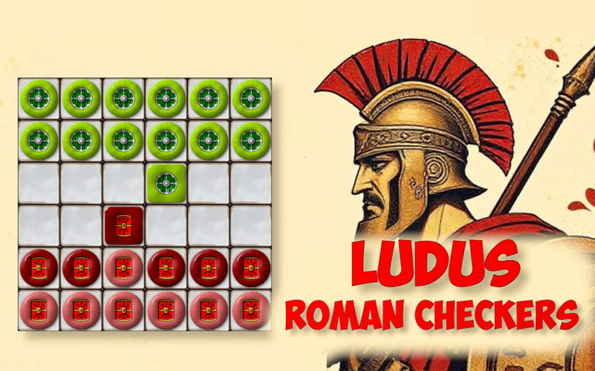 Play Ludus Roman Checkers — free online Checkers game