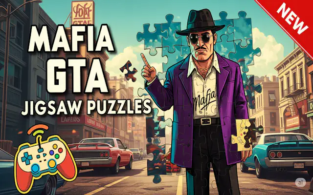 پازل‌های تصویری مافیا GTA
