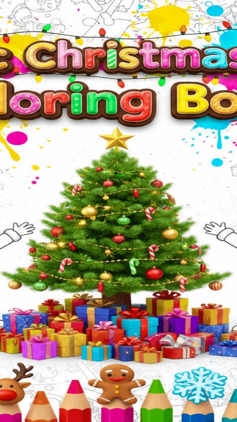 Magic Christmas Tree Coloring Book
