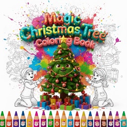 Magic Christmas Tree Coloring Book