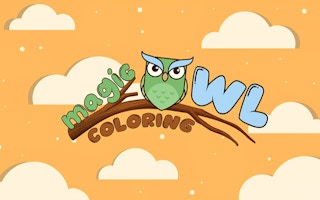 Magic Owl Coloring game cover