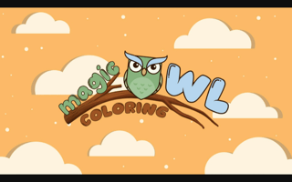 Magic Owl Coloring game cover
