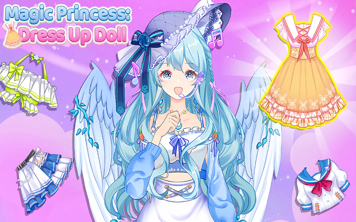 Play Magic Princess Dress Up Doll — free online Games For Girls game