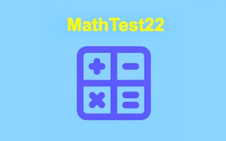 Mathtest22 game cover