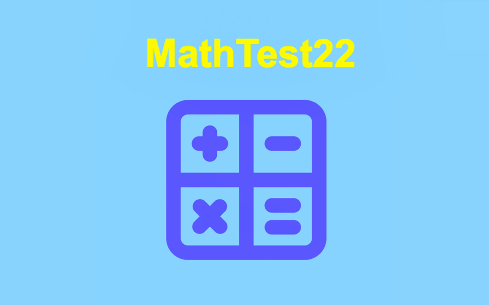 MathTest22 — free online puzzle game on Glaze Games