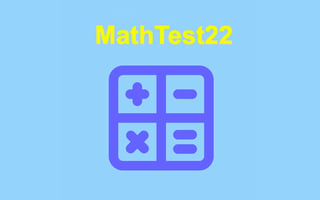 Juega gratis a MathTest22
