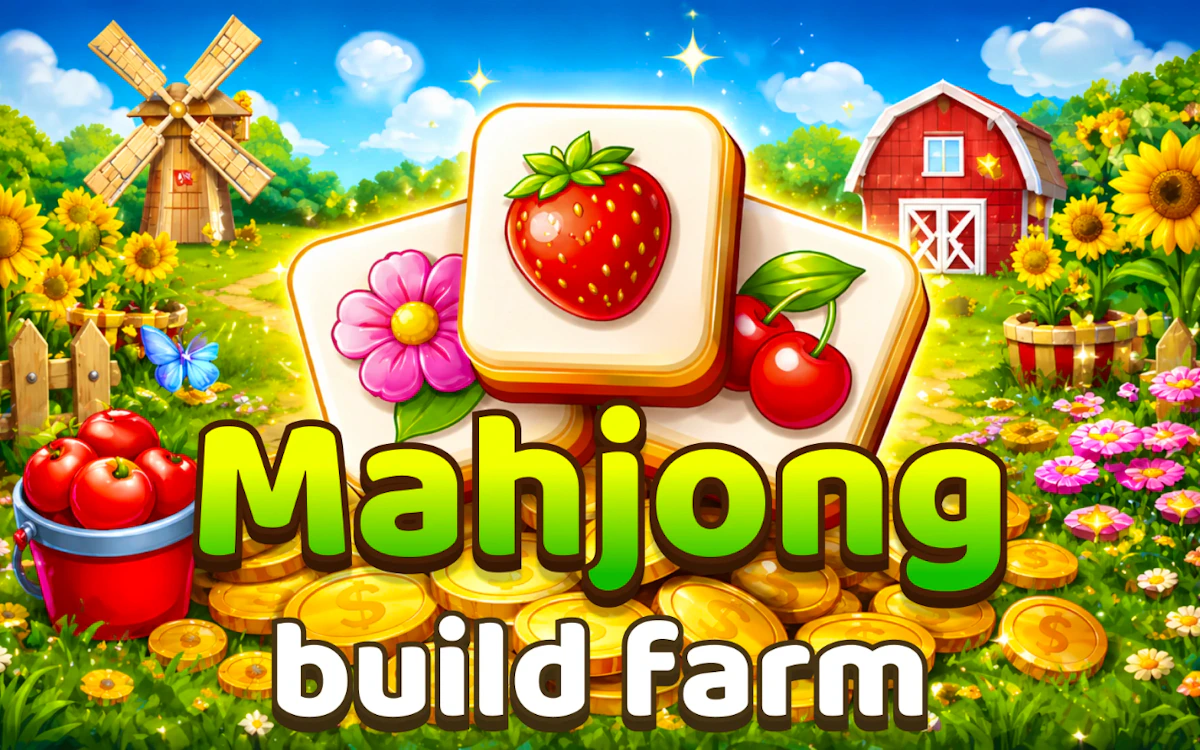 Play Mahjong Build Farm — free online Mahjong game