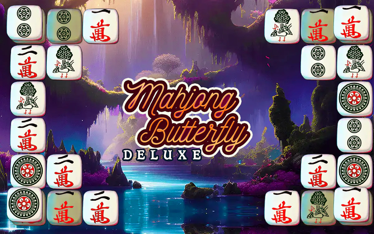Play Mahjong Butterflies Deluxe — free online Board game