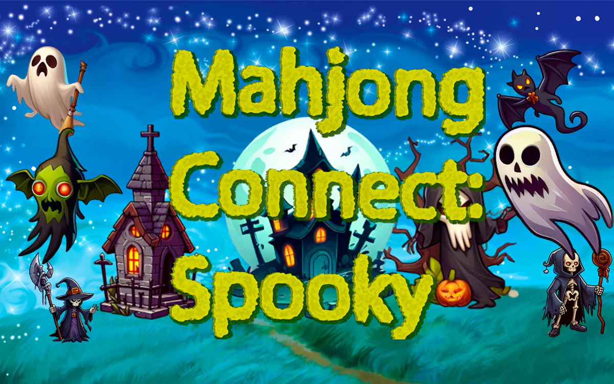 Play Mahjong Connect Spooky — free online Halloween game