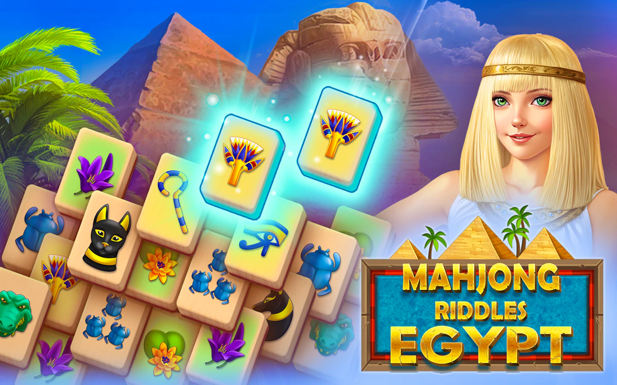 Play Mahjong Riddles Egypt — free online Mahjong game