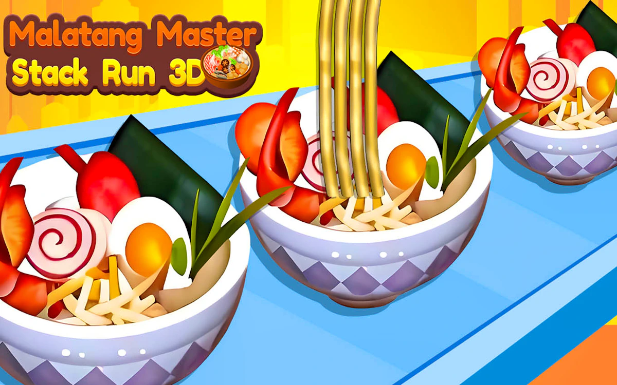 Play Malatang Master Stack Run 3D — free online Racing game