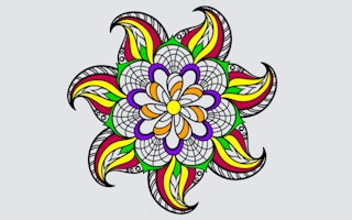 Mandala Coloring Book Game