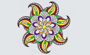 Mandala Coloring Book Game