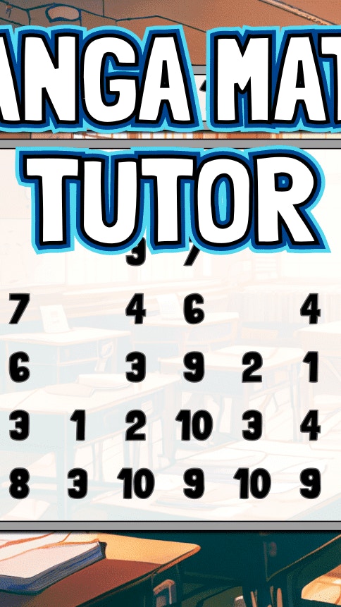 Manga Math Tutor