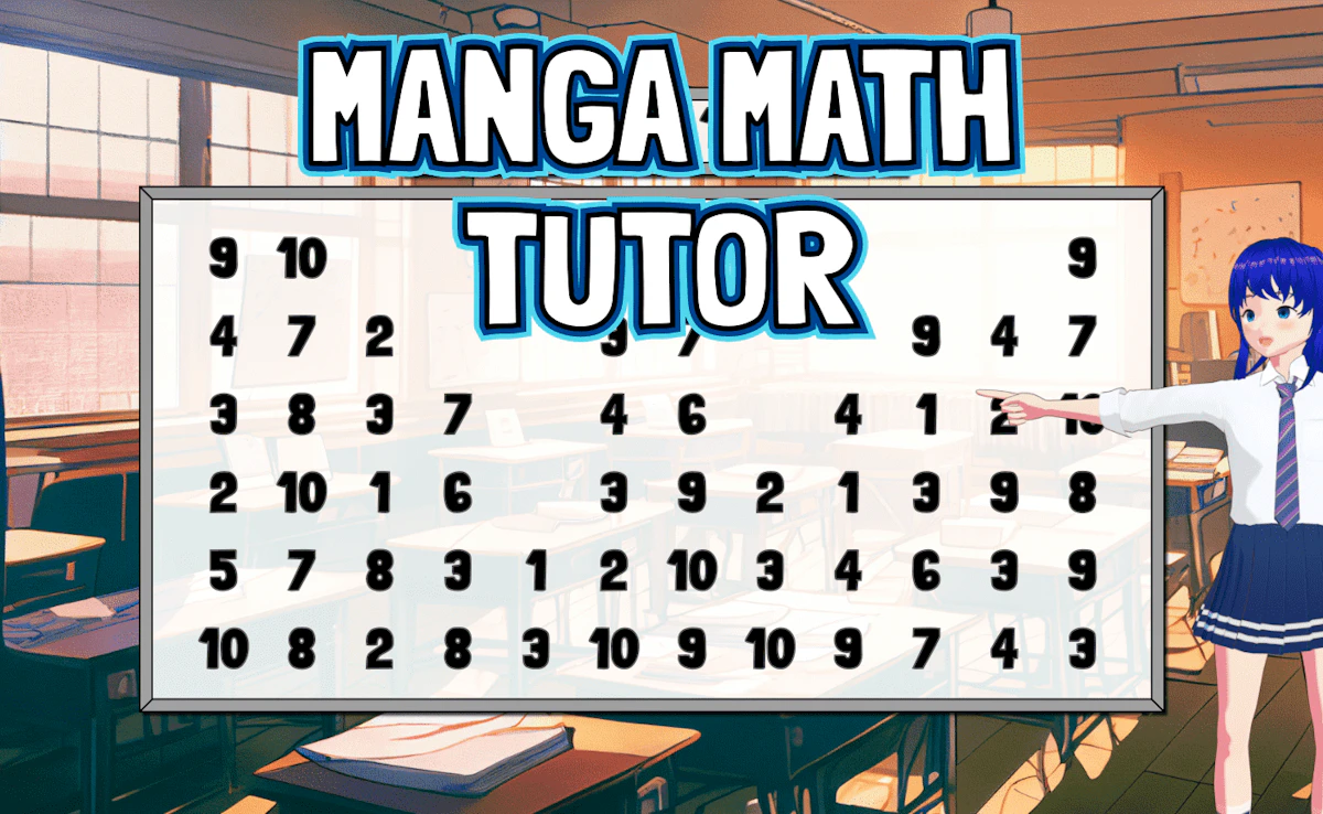 Play Manga Math Tutor — free online Math game