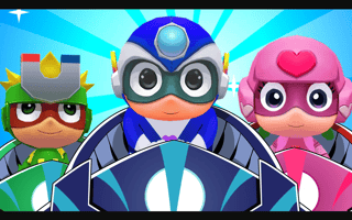 Masks Heroes Racing Kid game cover