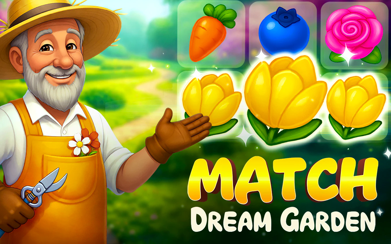 Play Match Dream Garden online free