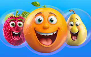 Associez les Fruits dans des Bulles !