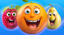 Match Fruits in Bubbles!