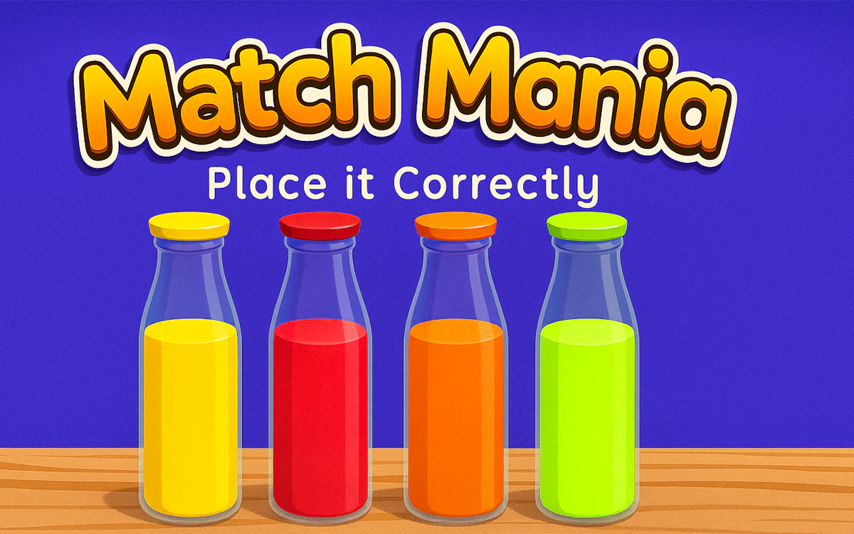 Play Match Mania — free online Brain game