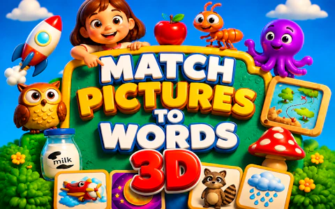 Match Pictures to Words 3D game thumbnail