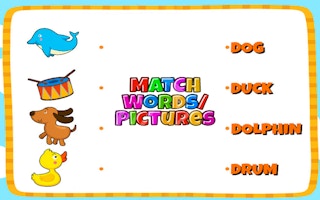 Match Pictures To Words game cover