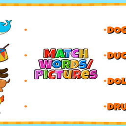 Juega gratis a Match Pictures to Words