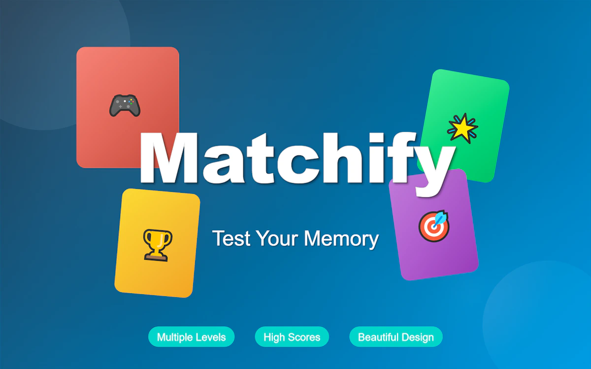 Play Matchify — free online Memory game