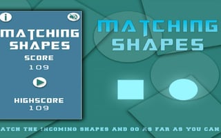 Matching Shapes game cover