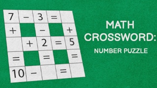 Math Crossword: Number Puzzle 🕹️ Play Now on GamePix