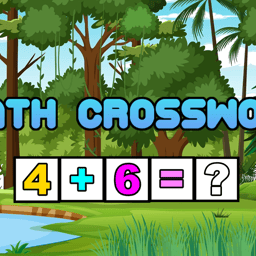 Math Crossword Online junior Games on taptohit.com