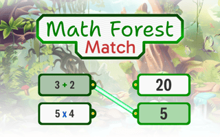 Juega gratis a Math Forest Match