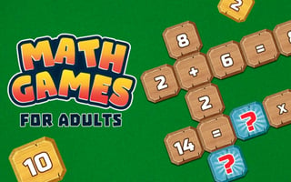 Math Games For Adults game cover