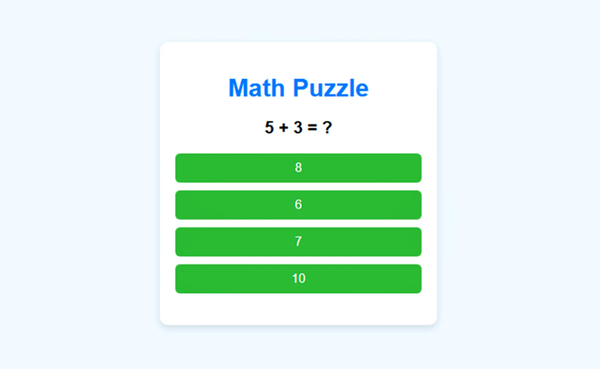 Play Math Puzzle — free online Math game