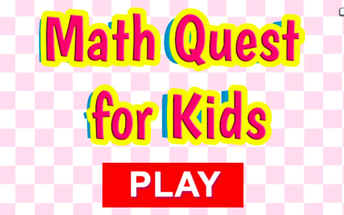 Play Math Quest for Kids — free online Math game